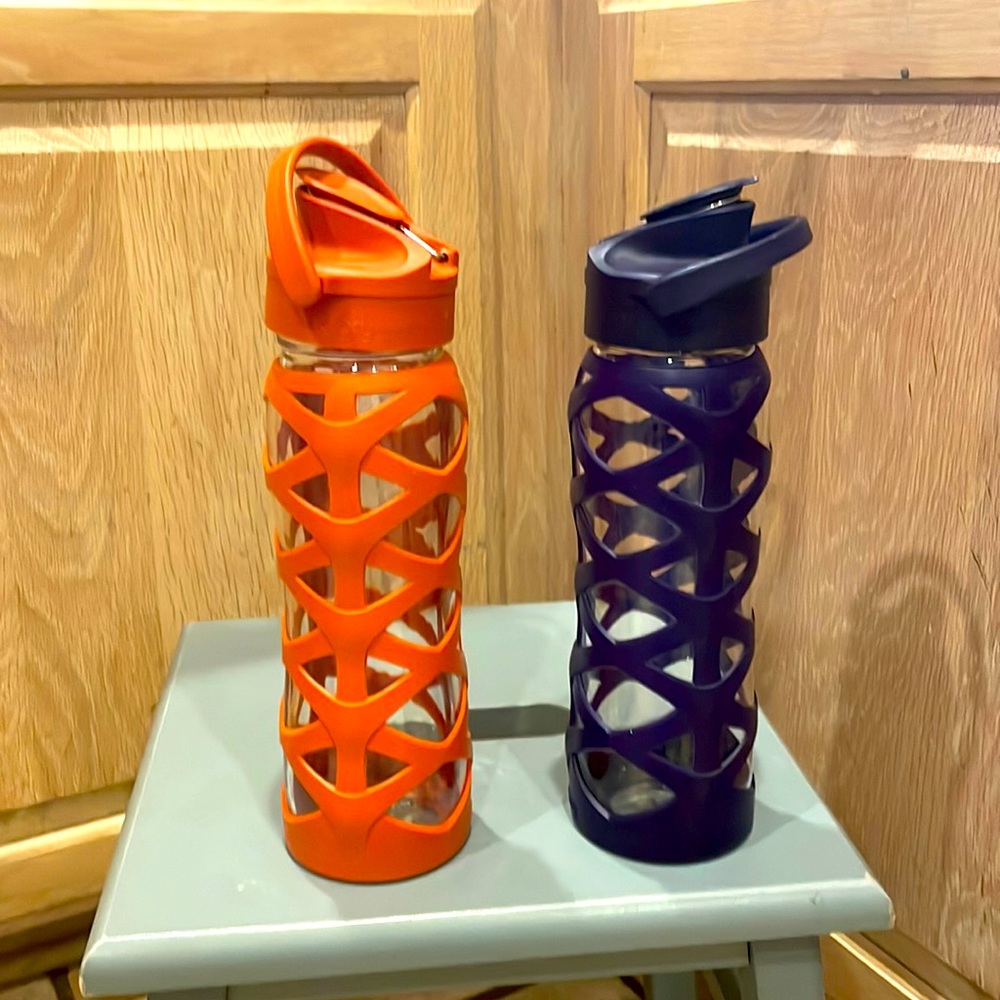 Life Factory Glass Water bottles with silicone sleeve